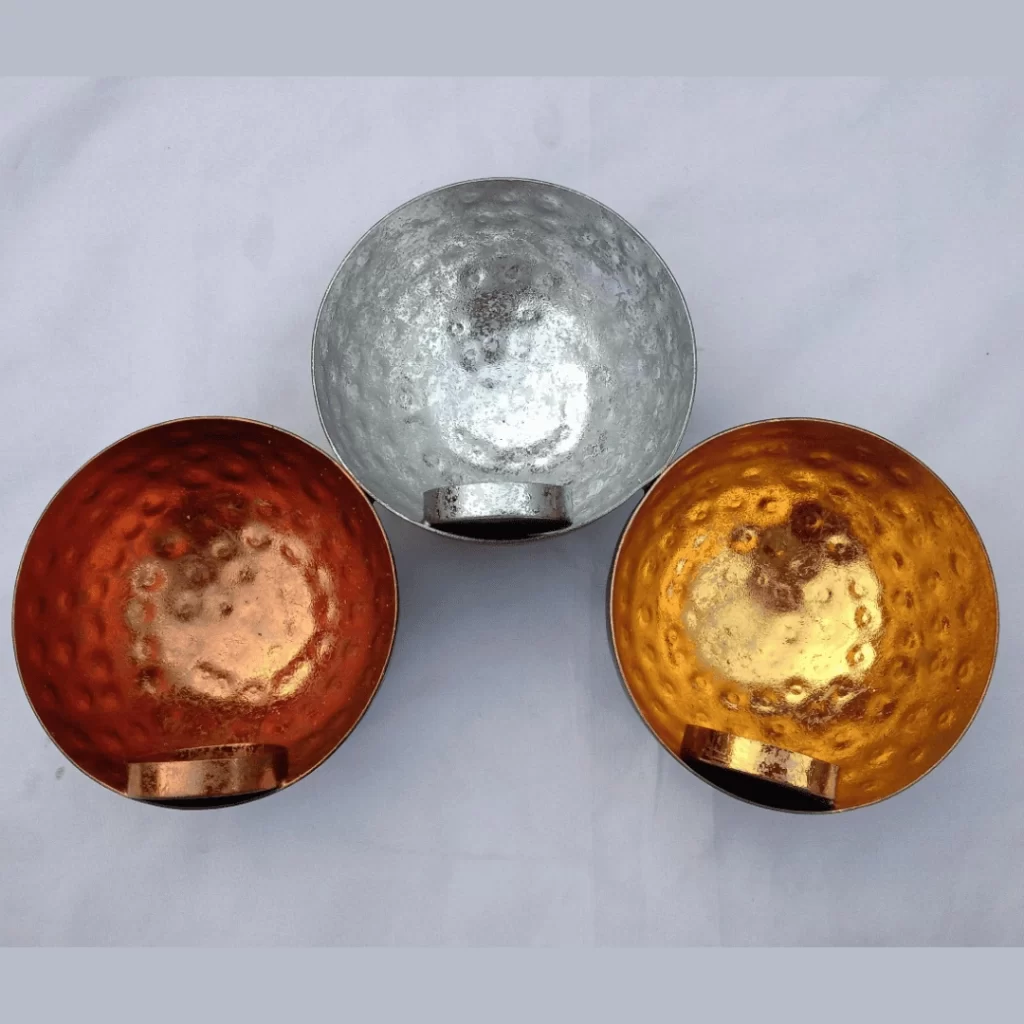 Antique Finish Brass Candle Stand for Ambience
