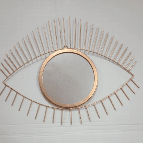 Mystical Eye-Shaped Decorative Wall Mirror Frame