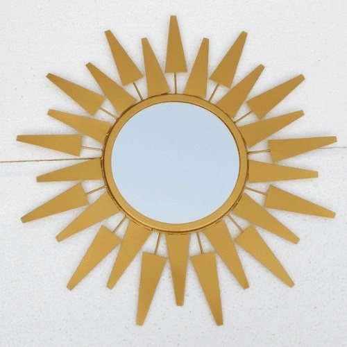 Modern Minimalist Round Frameless Decorative Mirror