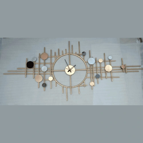 Handcrafted Brass Wall Clock for Sophisticated Decor