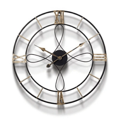 Minimal Brass Clock Design for Quiet Elegance