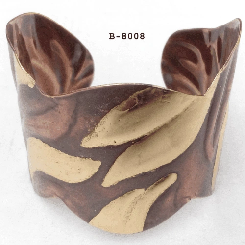 Chunky Bold Look Silver Metal Hand Cuff